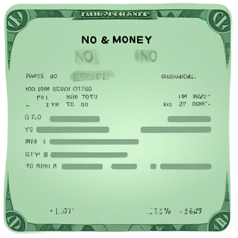 no money bank account emoji