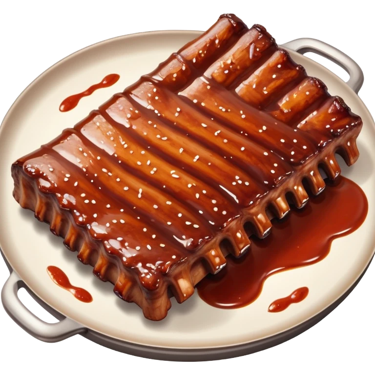 baby back spare ribs  emoji