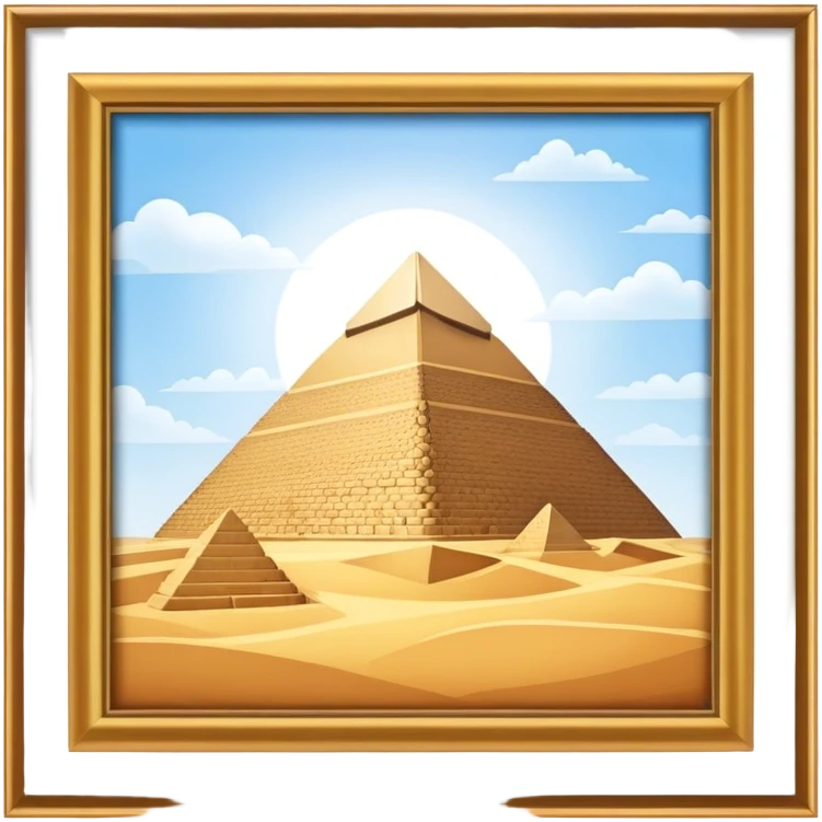 The Great Pyramid of Giza emoji