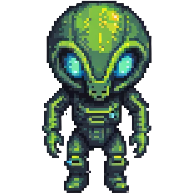space alien video game character emoji
