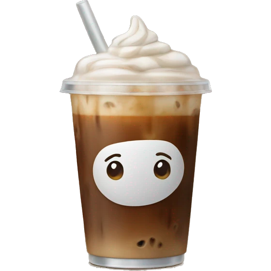 Iced coffee  emoji