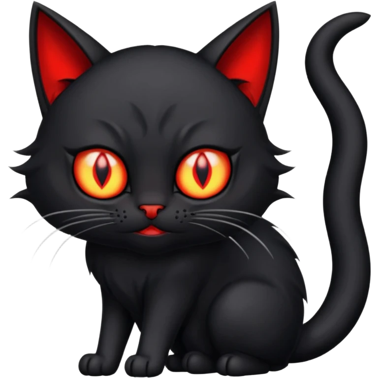 Devil cat emoji