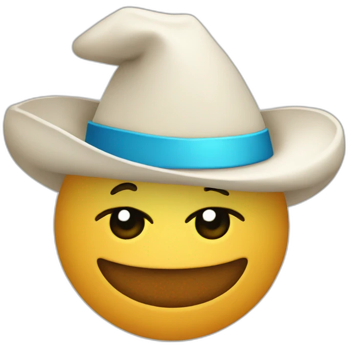 Nube con sombrero de navidad emoji