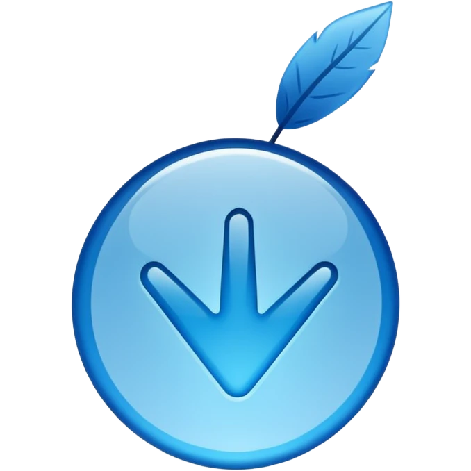 Verified just blue color tick mark with tranparent bg emoji