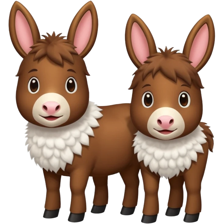 mules with a pom-pom emoji
