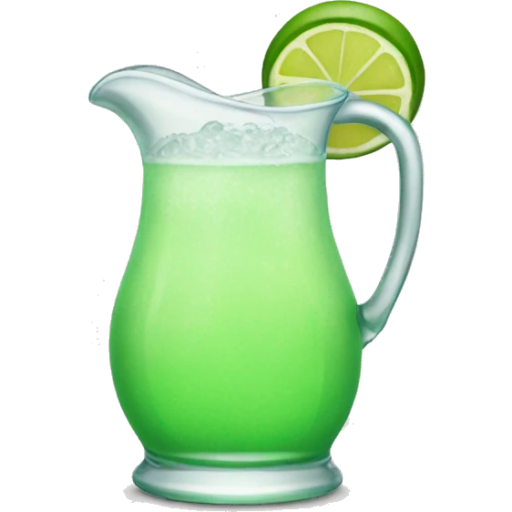 margarita pitcher with glasses emoji