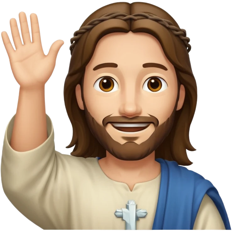 Jesus saludado emoji