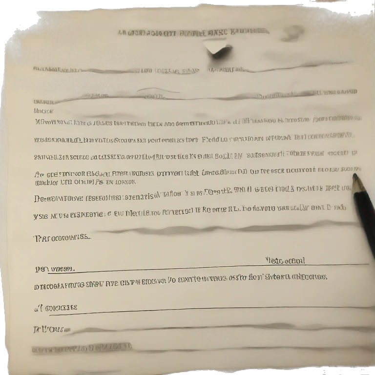 Divorce papers emoji