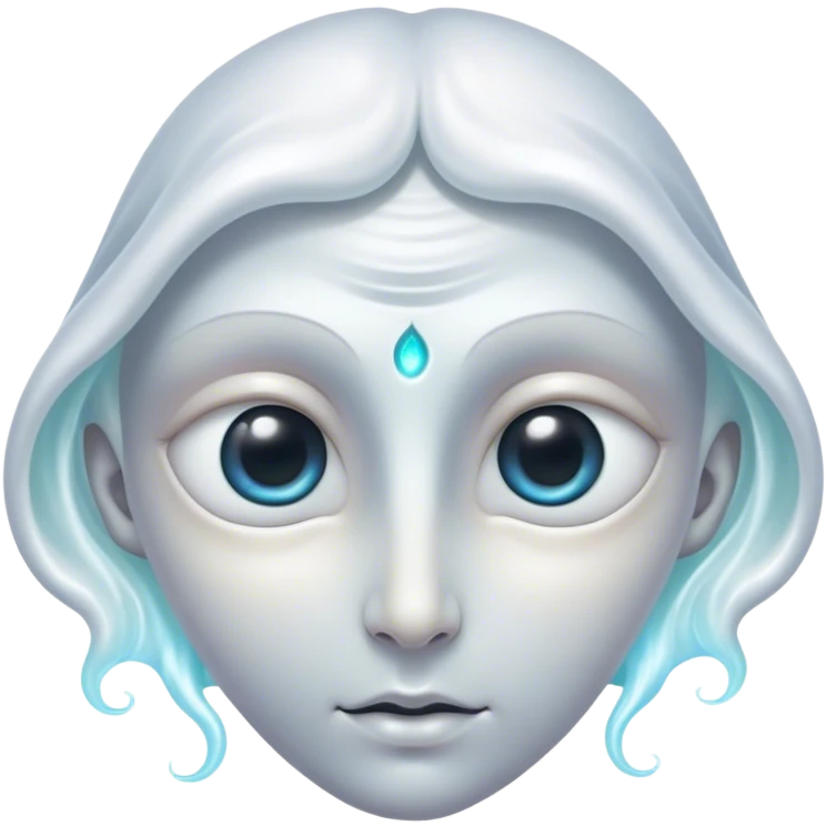 Regal and mysterious, with a flowing, sheet-like form draped in silvery-white hues, softly billowing as if caught in an unseen breeze, eye holes glowing with deep, thoughtful wisdom, simplified yet sophisticated, highly detailed, with a soft spectral radiance, high shine, exuding quiet authority, with a glowing outline that captures the essence of an ancient, noble spirit drifting through time! emoji
