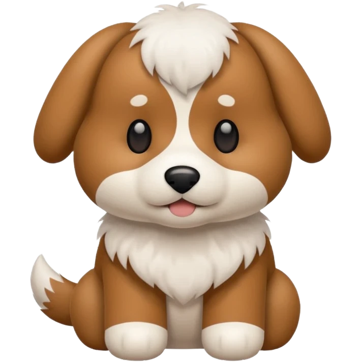 Plush dog toy  emoji