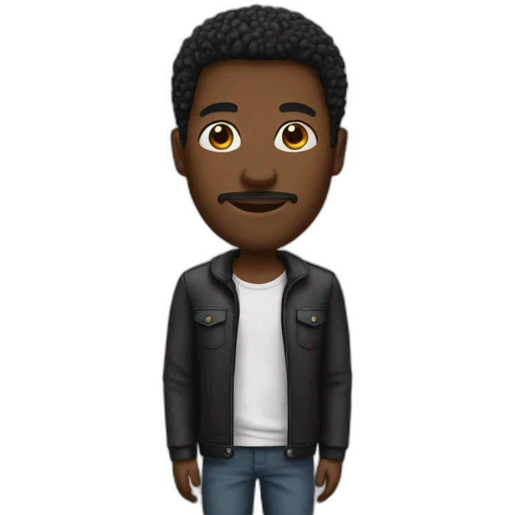 black man emoji