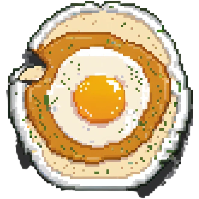 sunny side up fried egg emoji