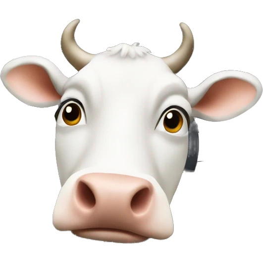 Cow in a car emoji