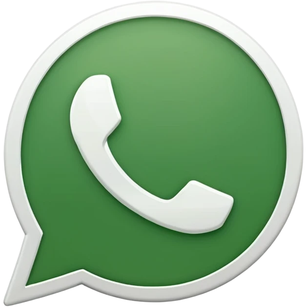 Logo oficial do WhatsApp emoji