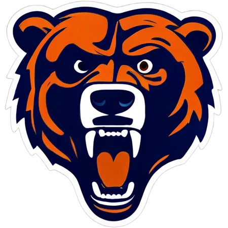 Chicago bears nfl logo emoji