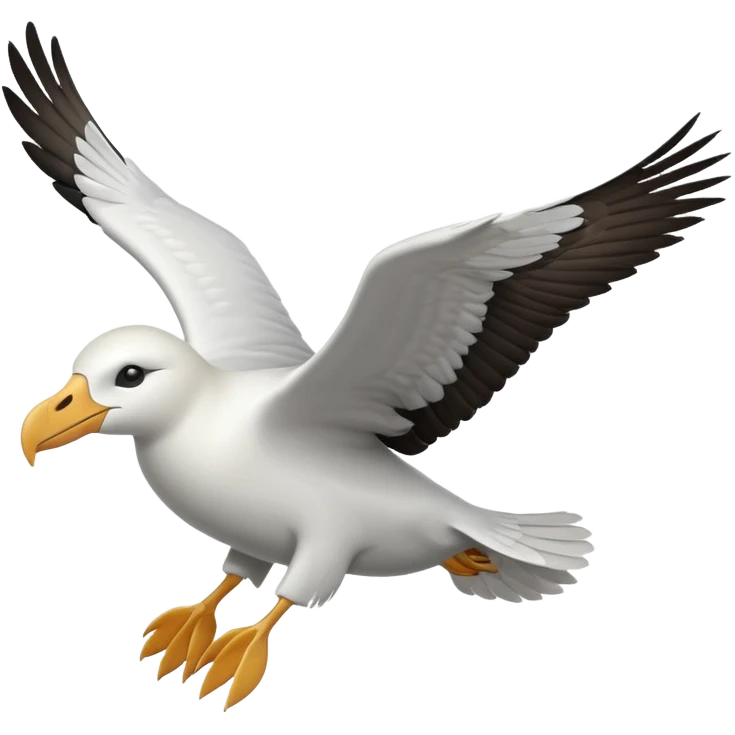 Albatross flying emoji