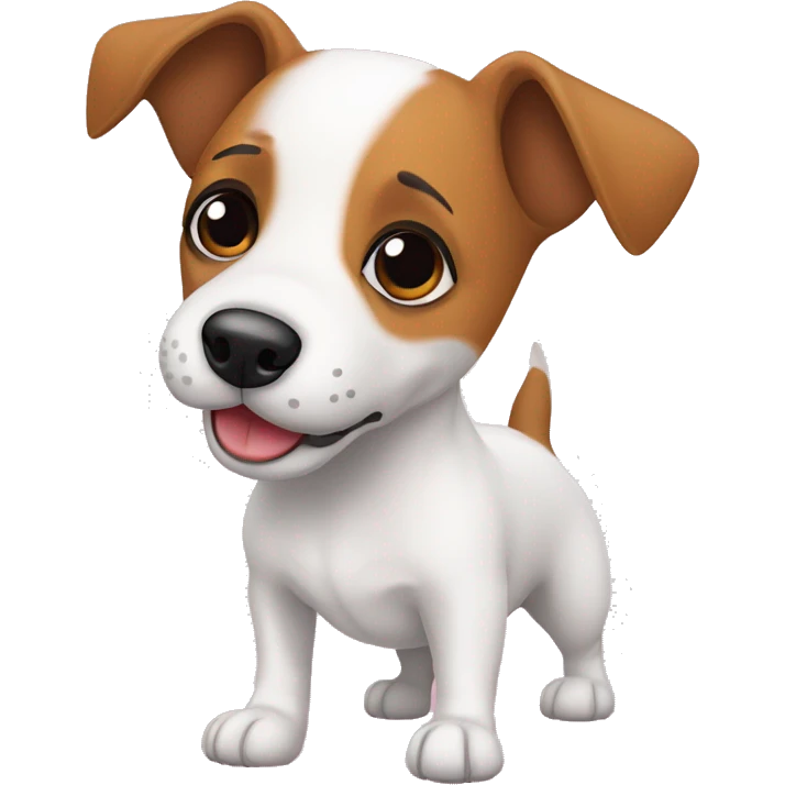Chien jack Russel tout mignon  emoji