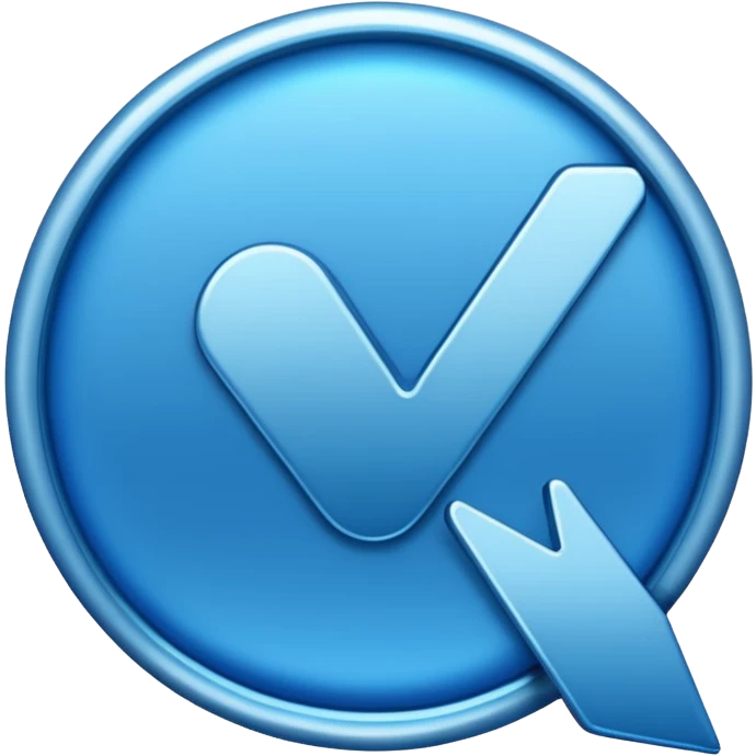 Instagram verified blue tick mark emoji