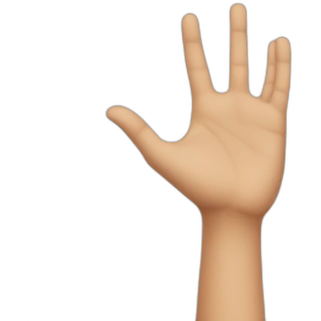 Hand N shape emoji