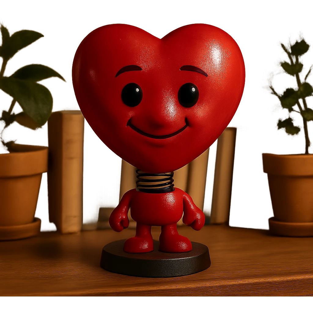 classic red heart emoji