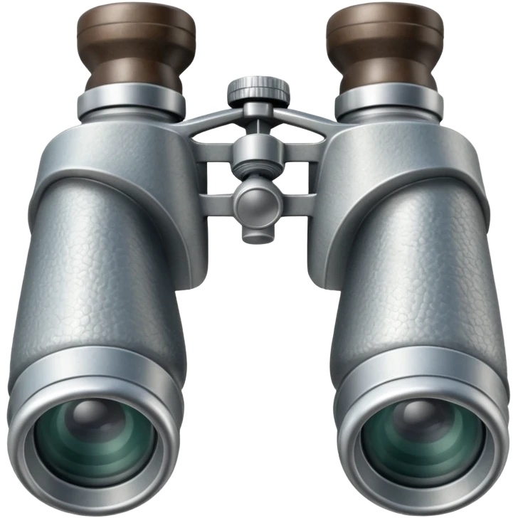silver binoculars vintage emoji