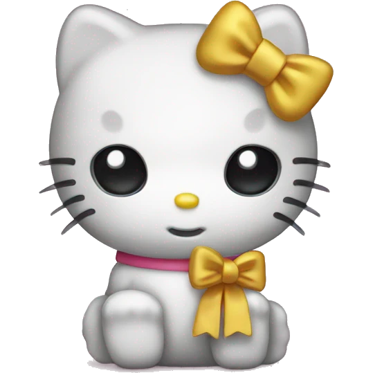 hello kitty with bow  emoji