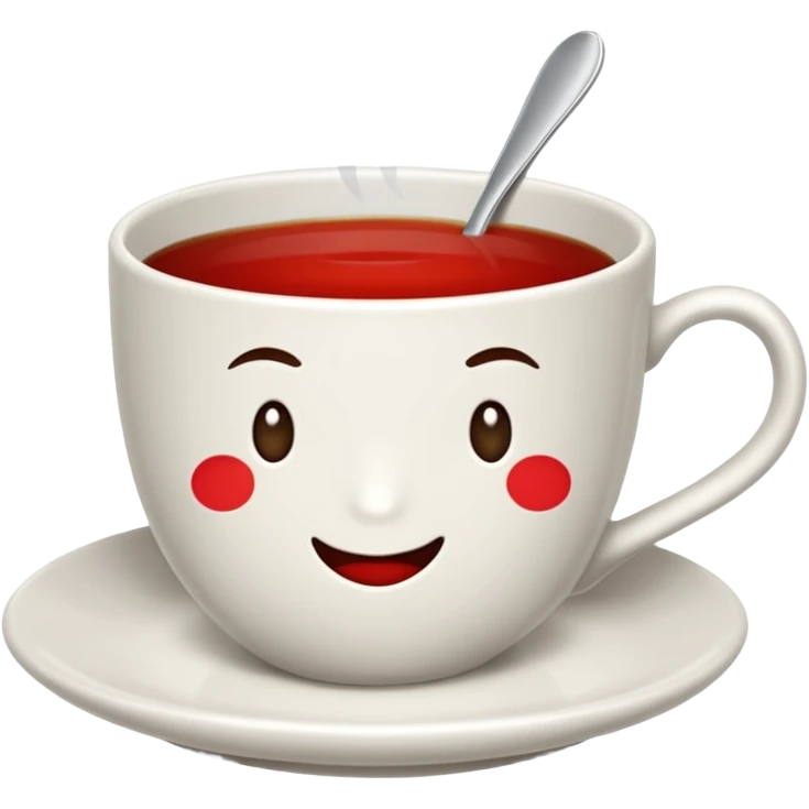 çay bardağında çay emoji