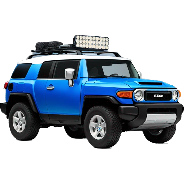 Blue fj cruiser emoji