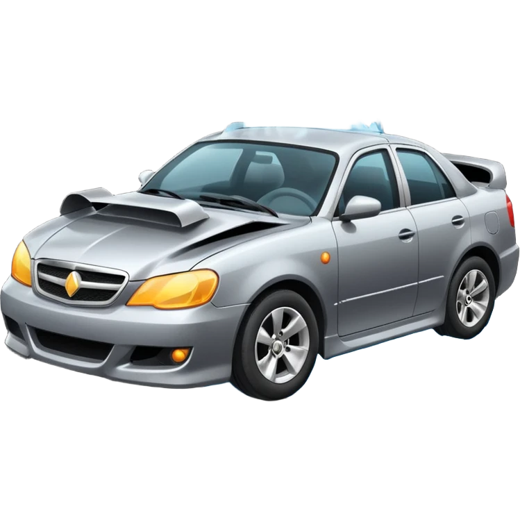 car crash emoji