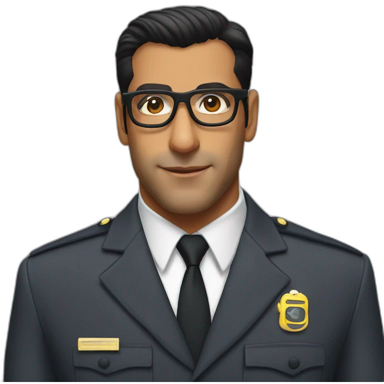 salman khan glasses dark uniform emoji