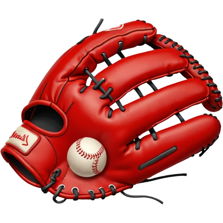 baseball glove (#00A3E0) and red (#F9423A) emoji