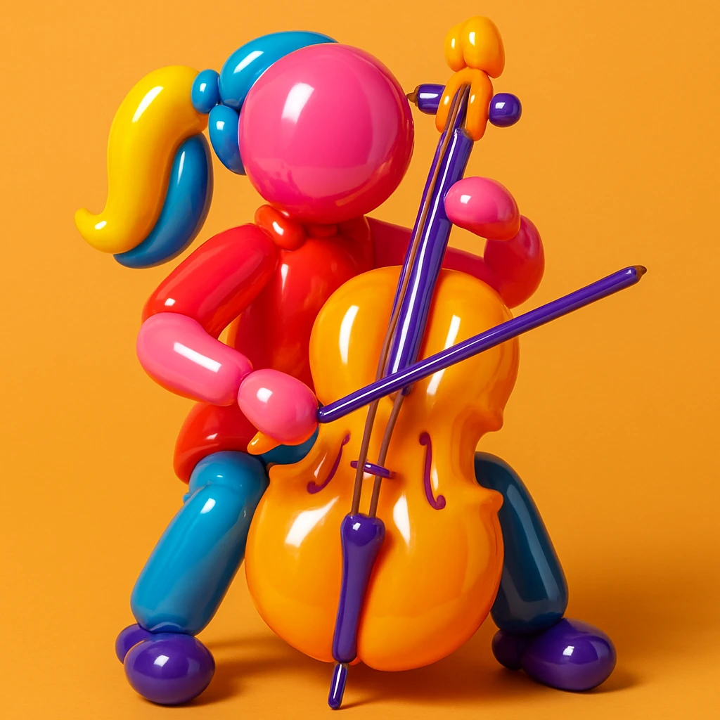 girl playing cello emoji