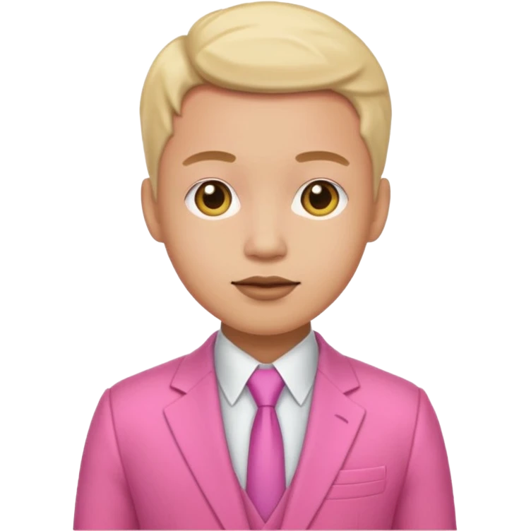 pink suit emoji