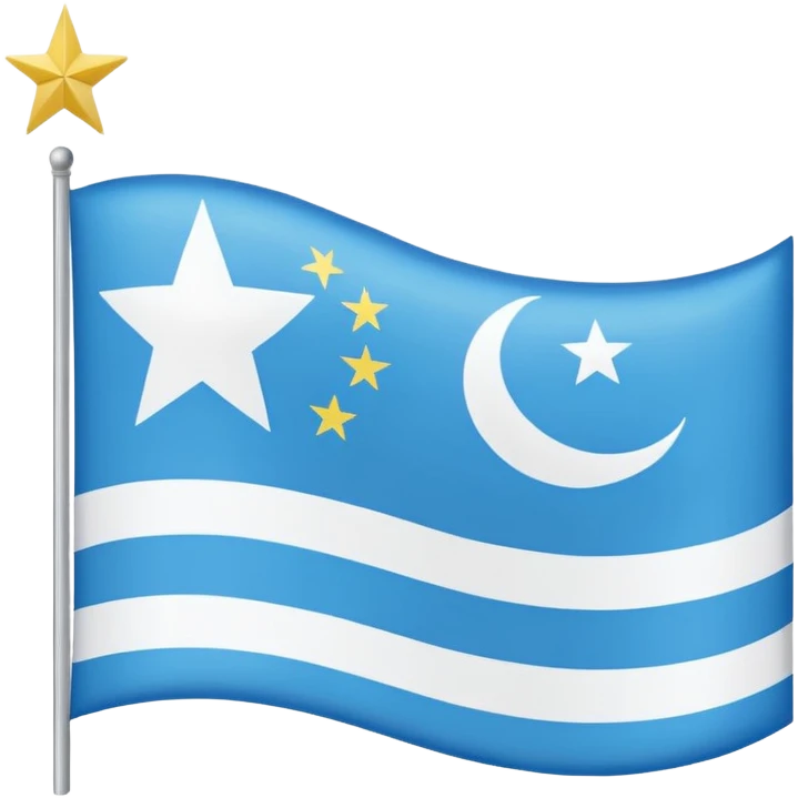 Tatar bayrağı göktürk emoji