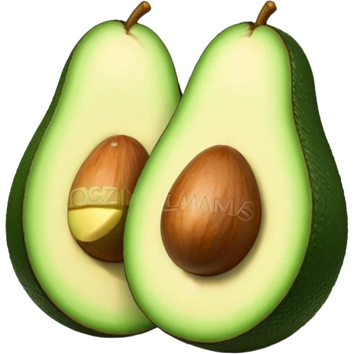 closed avocados  emoji