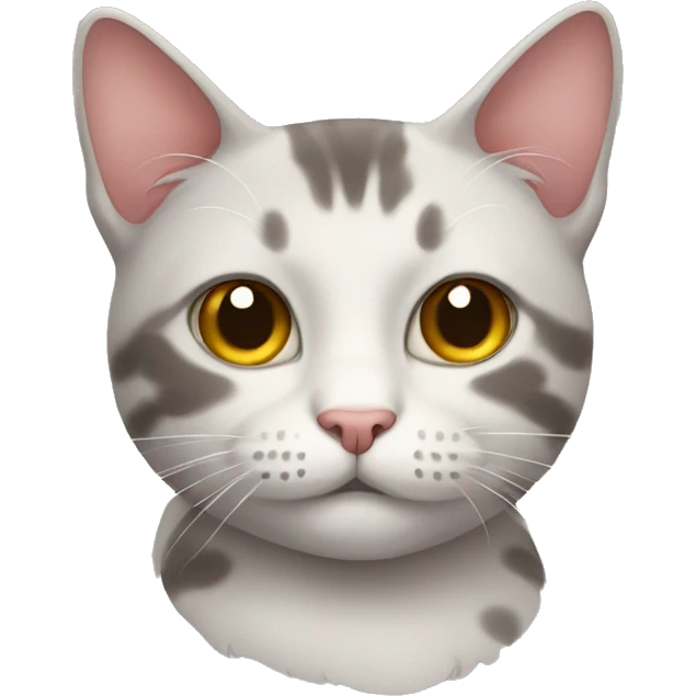 Blushing cat  emoji