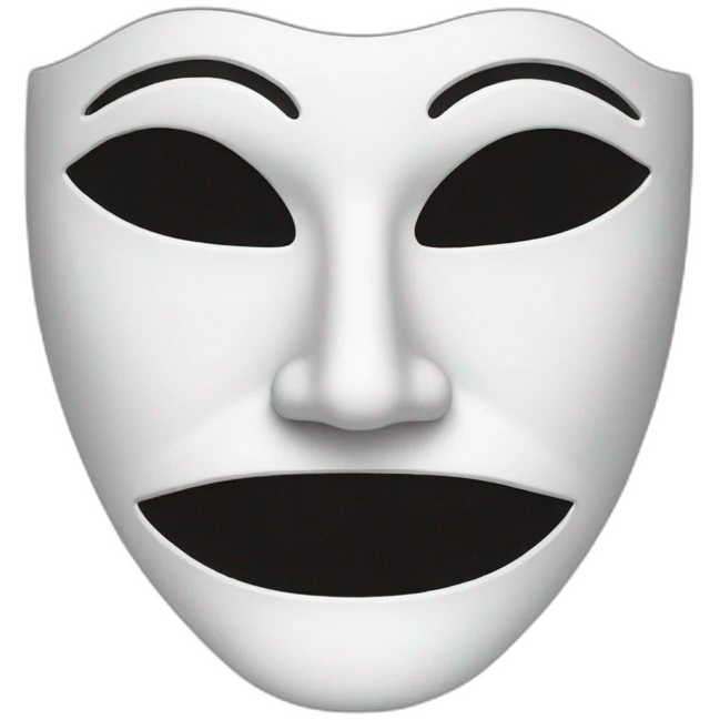 anonymous mask emoji