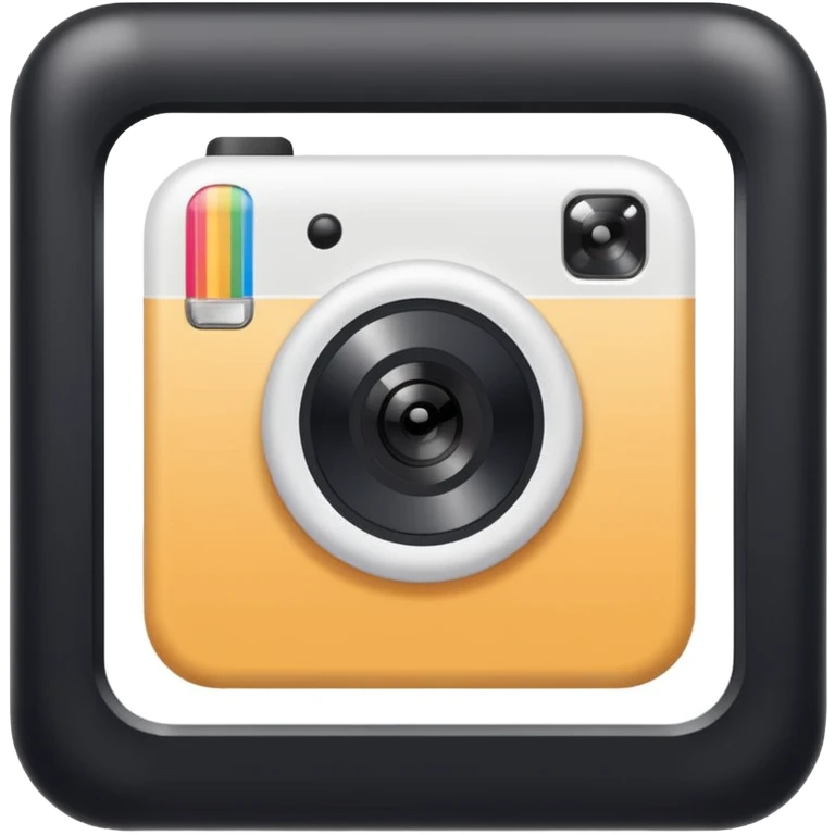 Polaroid frame emoji