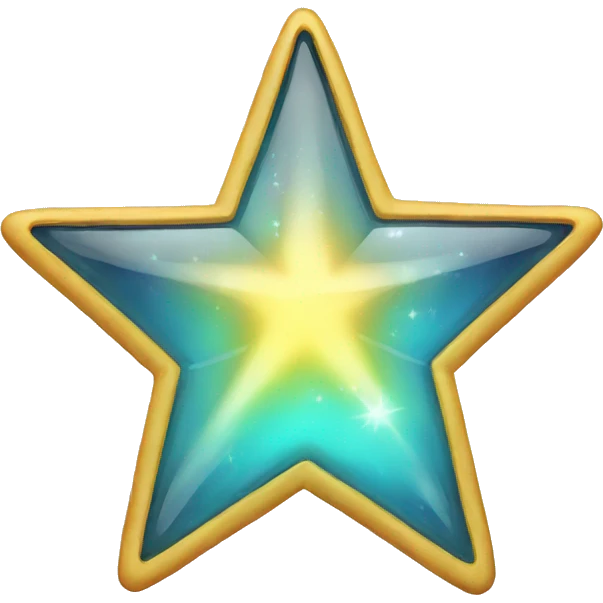 Glass star emoji