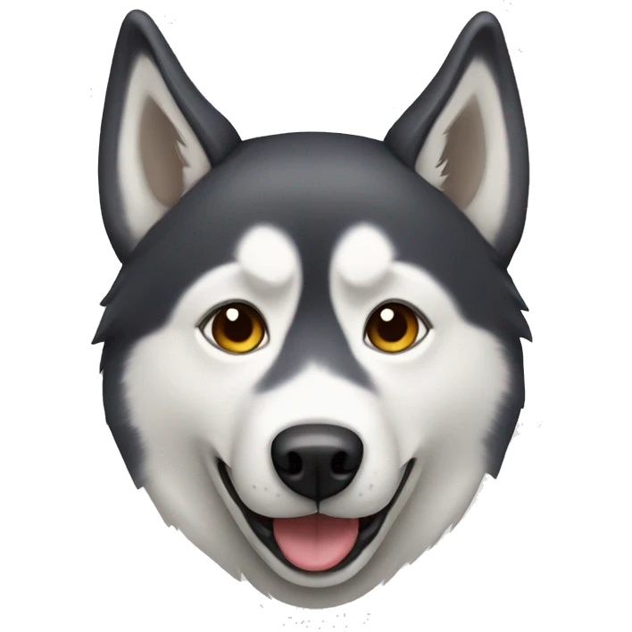 Husky dog emoji