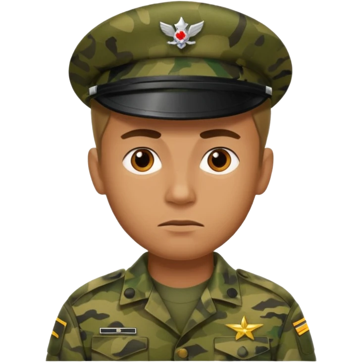 I want an emoji for a male filipino special action force officer camouflage uniform emoji