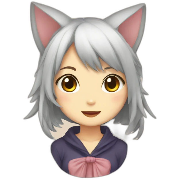 Neko girl emoji