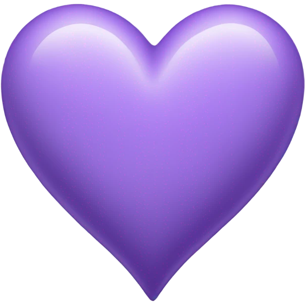 Lavender purple heart  emoji