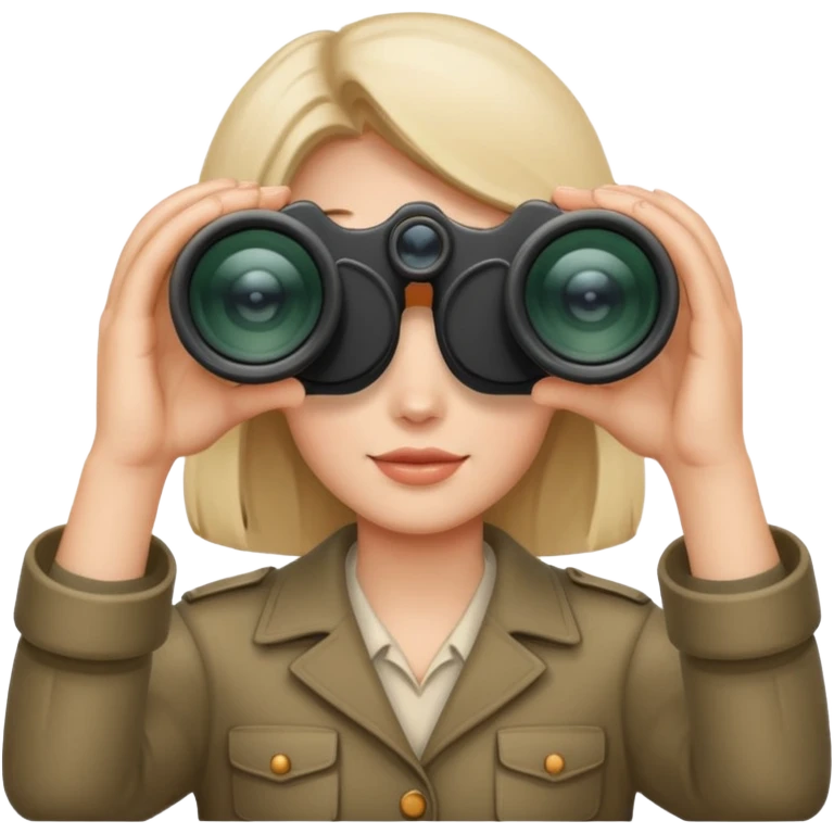  hands holding  binoculars emoji