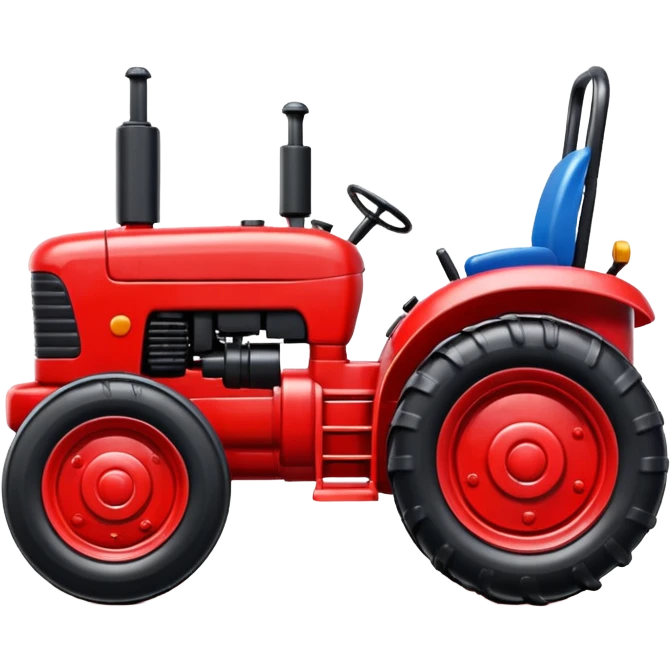 plastic toy  tractor emoji