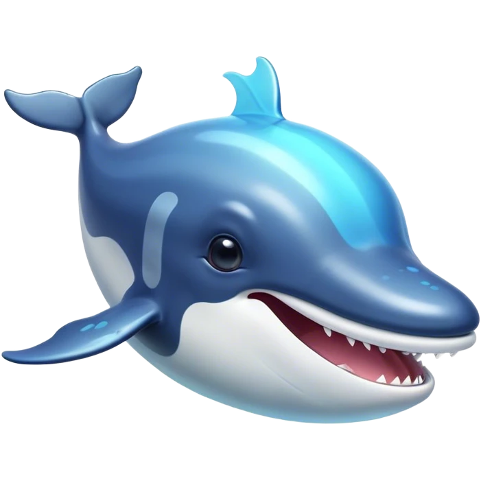 Cinematic Comical Humpback Whale Portrait Emoji, Head tilted dramatically with an exaggeratedly shocked expression, featuring a massive yet graceful body with wide, comically expressive eyes full of playful disbelief and animated pectoral fins, Simplified yet hilariously expressive features, highly detailed, glowing with a slightly sassy oceanic glow, high shine, dramatic yet playful, stylized with an air of cheeky marine mischief, soft glowing outline, capturing the essence of a meme-worthy humpback whale that looks ready to make waves with its hilariously dramatic antics! emoji