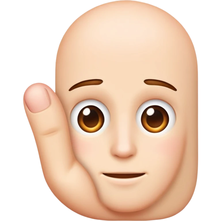 Finger in Virginia  emoji