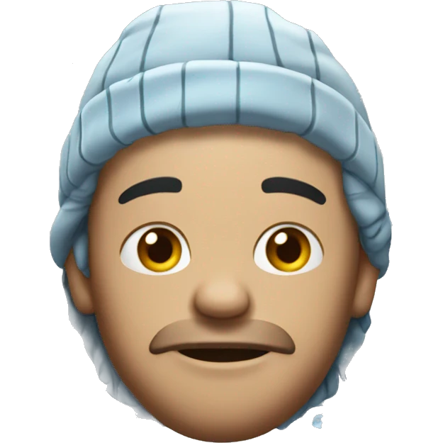 Ice cold emoji