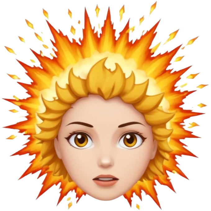 exploid headed woman emoji