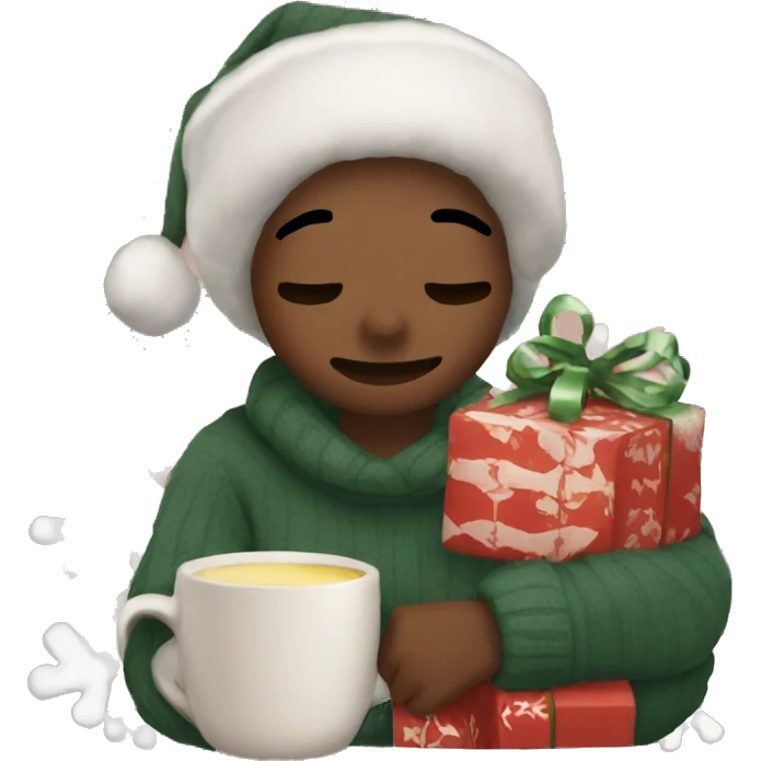 Cozy aesthetic christmas emoji